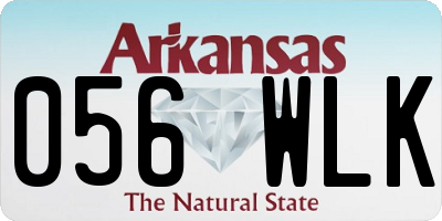 AR license plate 056WLK
