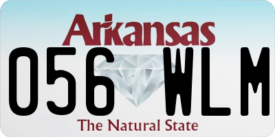 AR license plate 056WLM