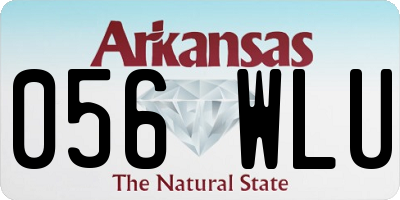 AR license plate 056WLU