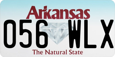 AR license plate 056WLX