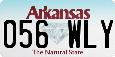 AR license plate 056WLY