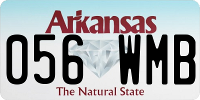 AR license plate 056WMB
