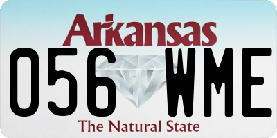 AR license plate 056WME