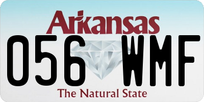 AR license plate 056WMF