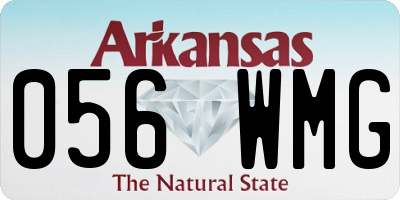 AR license plate 056WMG
