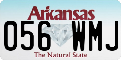 AR license plate 056WMJ