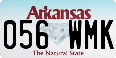 AR license plate 056WMK