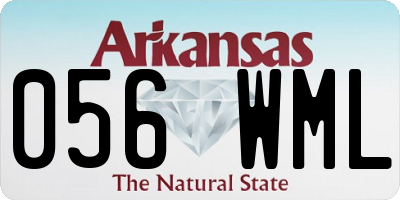 AR license plate 056WML