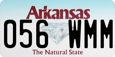 AR license plate 056WMM