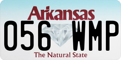 AR license plate 056WMP