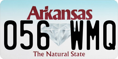 AR license plate 056WMQ