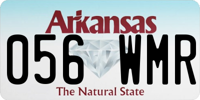 AR license plate 056WMR