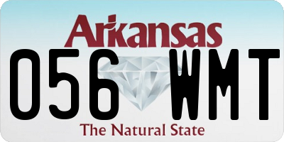 AR license plate 056WMT