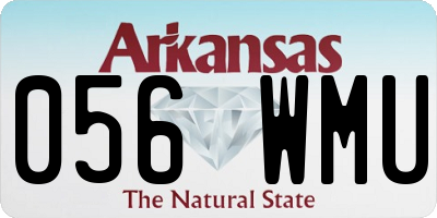 AR license plate 056WMU