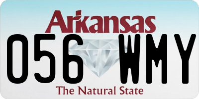 AR license plate 056WMY