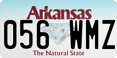 AR license plate 056WMZ