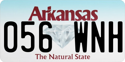 AR license plate 056WNH