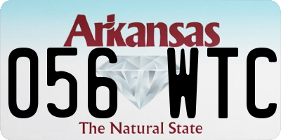 AR license plate 056WTC