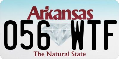 AR license plate 056WTF