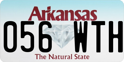 AR license plate 056WTH