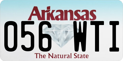 AR license plate 056WTI
