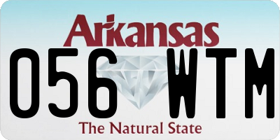 AR license plate 056WTM