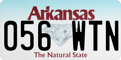 AR license plate 056WTN