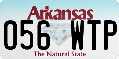 AR license plate 056WTP