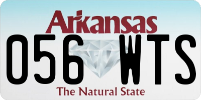 AR license plate 056WTS