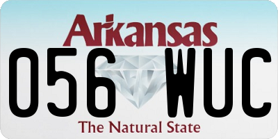 AR license plate 056WUC
