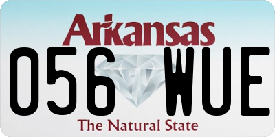 AR license plate 056WUE