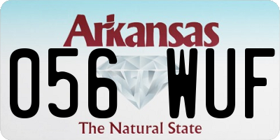 AR license plate 056WUF