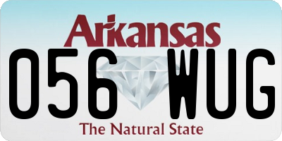 AR license plate 056WUG
