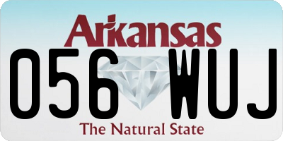 AR license plate 056WUJ