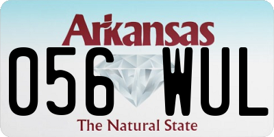 AR license plate 056WUL