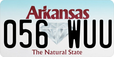 AR license plate 056WUU