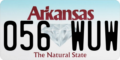 AR license plate 056WUW