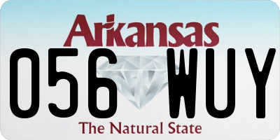 AR license plate 056WUY