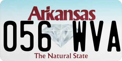 AR license plate 056WVA