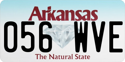 AR license plate 056WVE
