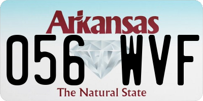 AR license plate 056WVF