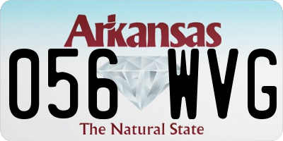 AR license plate 056WVG