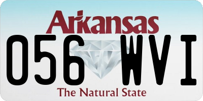 AR license plate 056WVI