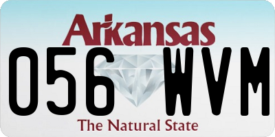 AR license plate 056WVM