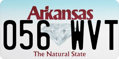AR license plate 056WVT