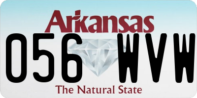 AR license plate 056WVW