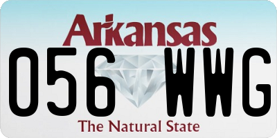 AR license plate 056WWG