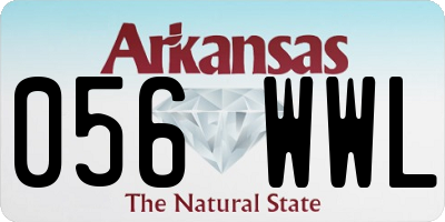 AR license plate 056WWL