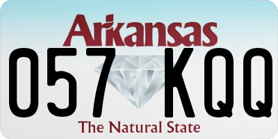 AR license plate 057KQQ