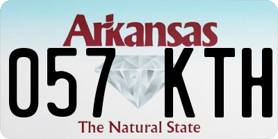 AR license plate 057KTH